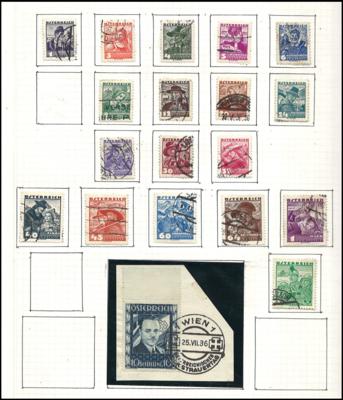 .gestempelt/*/** - Österr. Sammlung  1867/1939, - Stamps and postcards