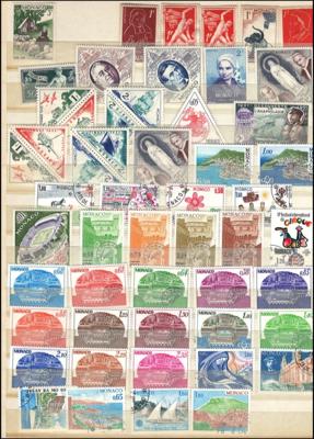 **/*/gestempelt - Partie div. Europa, - Briefmarken und Ansichtskarten