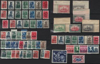 **/*/gestempelt - Partie div. Europa mit D. Bes. WK II, - Stamps and postcards