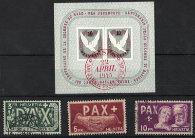 .gestempelt/Poststück - Sammlung Schweiz ca. 1945/1979, - Francobolli e cartoline