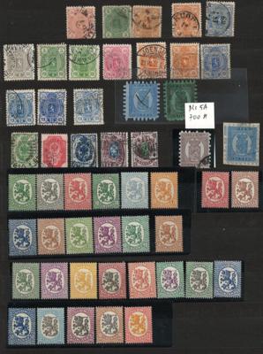 **/*/gestempelt - Reichh. Partie Skandinavien, - Stamps and postcards