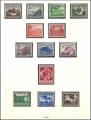 **/*/gestempelt - Sammlung D.Reich 1933/1945 mit etwas D. Bes. WK II, - Stamps and postcards