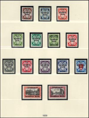 **/*/gestempelt - Sammlung D.Reich 1938/1945, - Stamps and postcards
