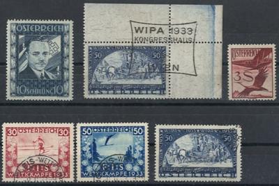 */gestempelt - Sammlung Österr. I. Rep. u.a. mit - Stamps and postcards