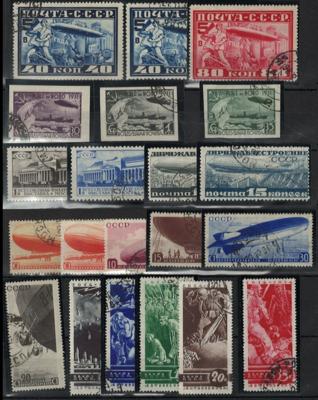 .gestempelt - Sammlung Sowjetunion ab grob ca. 1920, - Stamps and postcards