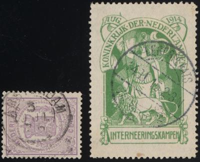 .gestempelt/**/* - Schöne Sammlung NIEDERLANDE - Ausg. 1852/1976 mit Dienst- u. Portom., - Známky a pohlednice