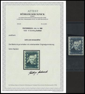 ** - Österr. - 10S DOLLFUSS - laut - Briefmarken und Ansichtskarten