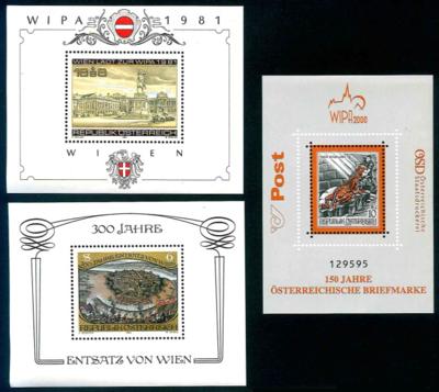 ** - Österr. - Partie Blöcke aus 1981/2000 vielfach, - Stamps and postcards