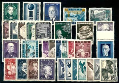 ** - Österr. - Partie Dubl. aus 1945/1960, - Francobolli e cartoline