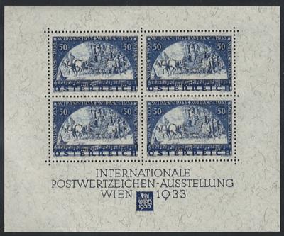 * - Österr. - WIPABLOCK (128:105), - Briefmarken und Ansichtskarten