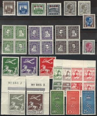 **/* - Partie Dänemark ca. 1901/1985, - Známky a pohlednice