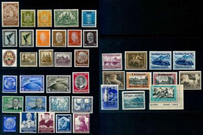 **/*/(*) - Sammlung D.Reich ca. 1880/1945 mit etwas Kolonien u. D. Bes. WK I/II etc., - Stamps and postcards