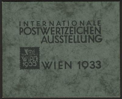 Blockmappe zum WIPABLOCK 1933, - Briefmarken und Ansichtskarten