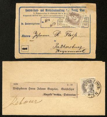 Briefstück - Österr. Nr. 42 privat - Francobolli e cartoline