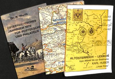 Literatur: "ALTÖSTERREICHLEXIKON von Altbrief bis zur Briefmarke v. Karl Huber "Linzer Kreis", - Francobolli e cartoline