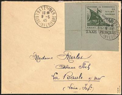 Poststück - D. Bes. Frankreich - St. Nazaire - Briefmarken und Ansichtskarten