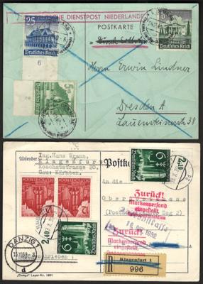 Poststück - Deutschland  div. Gebiete - Briefmarken und Ansichtskarten