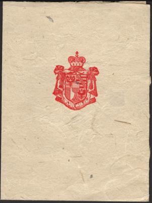 Poststück - Liechtenstein 1934 - Geschenkumschlag für Block Nr.1 (Vaduzblock), - Francobolli e cartoline