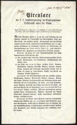 Poststück - Österr. Monarchie 1844 Circular - Známky a pohlednice