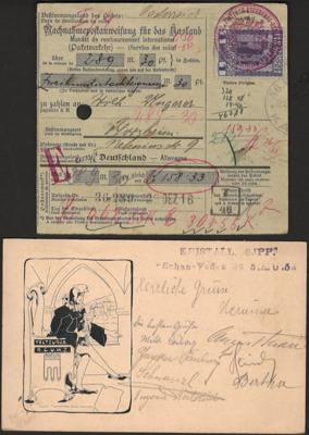 Poststück - Österr. um 1908 - ca. 100 Briefe, - Briefmarken und Ansichtskarten