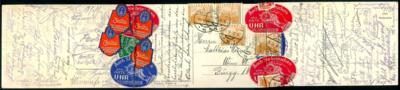 Poststück - Partie Poststücke Gr. u. Kl. Landschaft sowie im Anhang etwas Rechnungen aus der Zeit, - Stamps and postcards