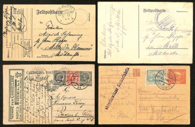 Poststück - Partie Poststücke meist div. Europa u.a. div. Poststück der SMS Moltke aus dem WK I, - Známky a pohlednice