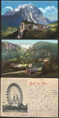 Poststück - über 360 div. Ansichtskarten von Kärnten (über 100 Stück), - Známky a pohlednice