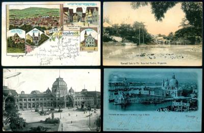 Poststück - Zirka 240 div. Ansichtskarten von Tschechosl., - Známky a pohlednice