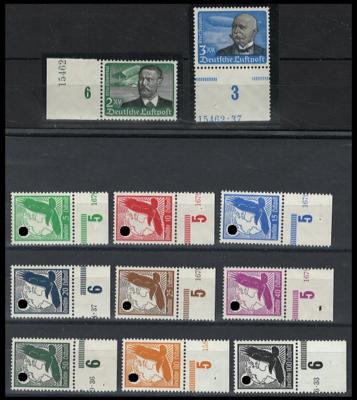 ** - D.Reich Nr. 529/39, - Briefmarken und Ansichtskarten