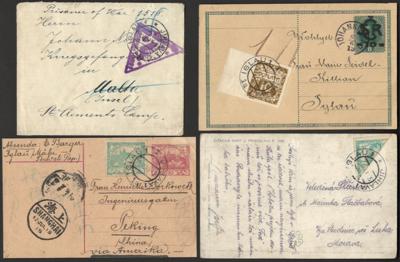 Poststück - IGLAU - extreme Vielfalt an Belegen von Tschechosl. ab 1918 bis in die Protektoratszeit, - Briefmarken und Ansichtskarten