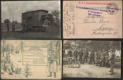 Poststück - Österr. Feldpost - Spezialpartie Telegraphen - Einheiten, - Briefmarken und Ansichtskarten