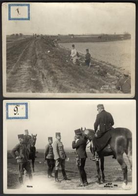 Poststück - Österr. Kaiserhaus - Partie Fotos Kaiser Karl und Zita im Brucker Lager (Bruck an der Leitha), - Briefmarken und Ansichtskarten