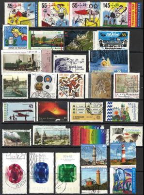 .gestempelt - BRD  - gestempelte Sammlung  1980/2012, - Známky a pohlednice