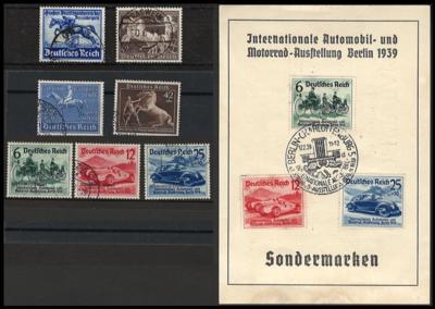 .gestempelt - Dt. Reich Partie 1935/40, - Známky a pohlednice