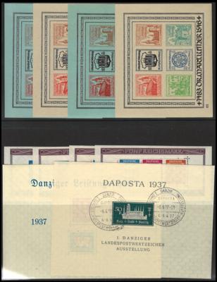 **/*/gestempelt/(*) - Partie Blockausg. div. Europa, - Stamps and postcards