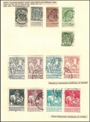 .gestempelt/*/** - Partie div. Europa mit Kroatien - Frankreich - Belgien - Jugosl. - Schweiz etc., - Stamps and postcards