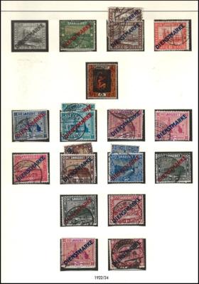 **/*/gestempelt/Poststück - Partie D.Reich mit Geb., - Stamps and postcards