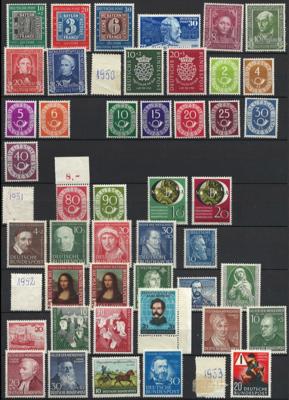 ** - Sammlung BRD 1949/1999, - Stamps and postcards