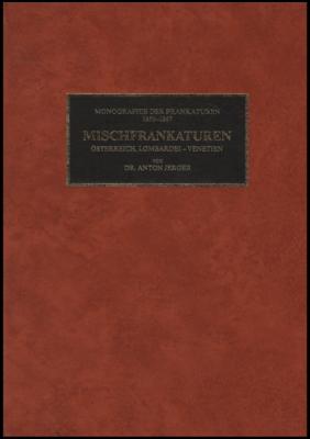 Literatur - Dr. Jerger: "Monographie der Frankaturen" Band I und II, - Stamps and postcards