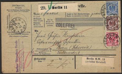 Poststück - Bayern Nr.12 als Einzelfrankatur und als Doppelfrankatur auf Briefen nach St. Gallen, - Stamps and postcards