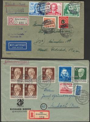 Poststück - Berlin - Partie Poststücke u. einige Sonderbelege ab 1949, - Francobolli e cartoline