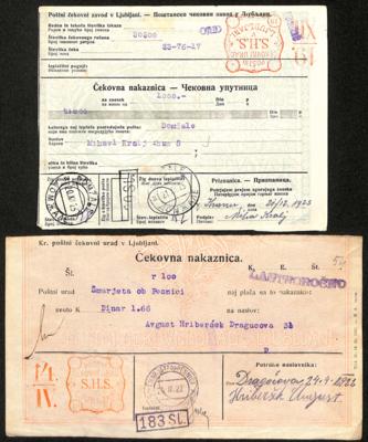 Poststück/Briefstück - Partie Poststücke Europa mit ein wenig Übersee u.a. mit frühem Jugoslawien, - Francobolli e cartoline