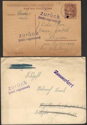 Poststück - D.Reich - Kriegsgefangenenbrief (mit interessantem Inhalt, - Stamps and postcards