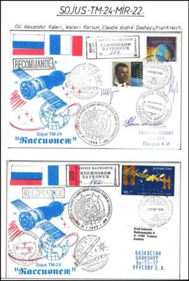 Poststück - Motiv Weltraum - Partie Sonderbelege zur russischen Raumfahrt u, - Stamps and postcards