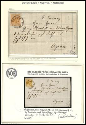 Poststück - Österr. 1851/56 - 10 Prachtbriefe - Stamps and postcards