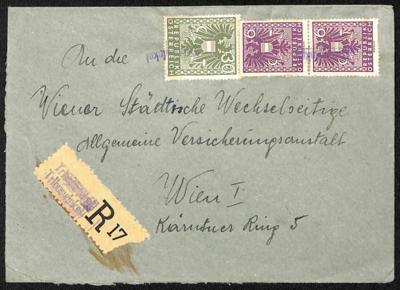 Poststück - Österr. 1945 - Stempelprovisorium - Briefmarken und Ansichtskarten