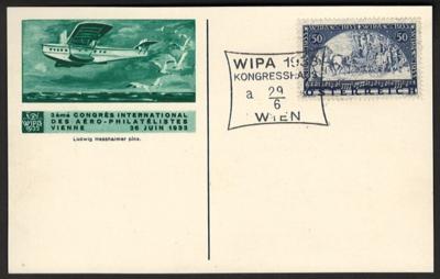 Poststück - Österr. - WIPA Faser mit Kongresshaus - Sonderstempel auf WIPA - Kuvert, - Francobolli e cartoline