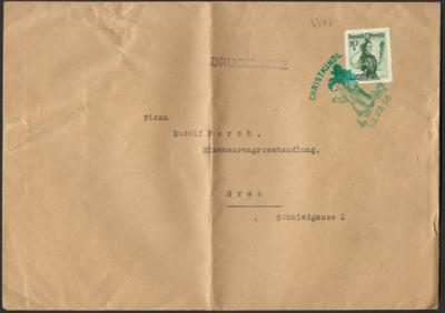 Poststück - Partie Poststücke Österr. mit Christkindl, - Stamps and postcards