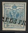 .gestempelt - Österreich 1850 5H I Magistris P171 (Index 8) mit PF "gequetschtes 1. R in KREUZER", - Známky a pohlednice