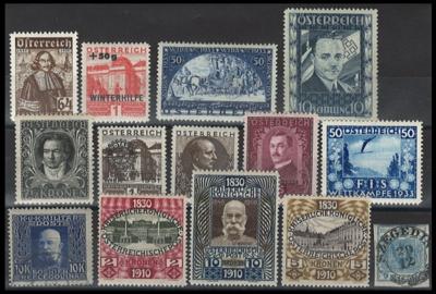 **/*/gestempelt - Österreich Sammlung 1850-1938 mit ewas Feldpost u. Bosnien, - Známky a pohlednice